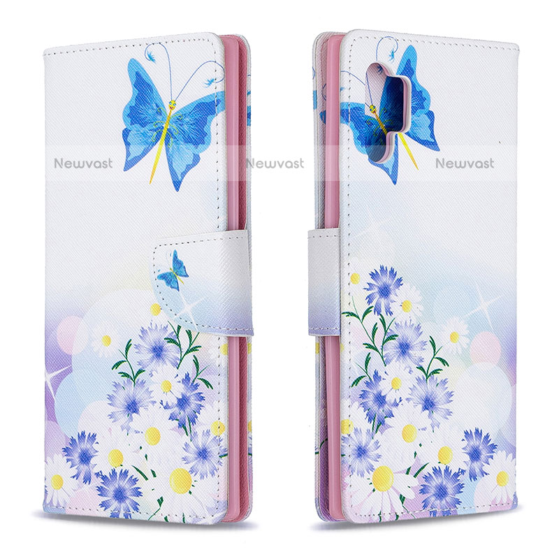 Leather Case Stands Fashionable Pattern Flip Cover Holder B01F for Samsung Galaxy Note 10 Plus 5G