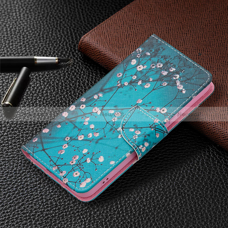 Leather Case Stands Fashionable Pattern Flip Cover Holder B01F for Samsung Galaxy S24 5G