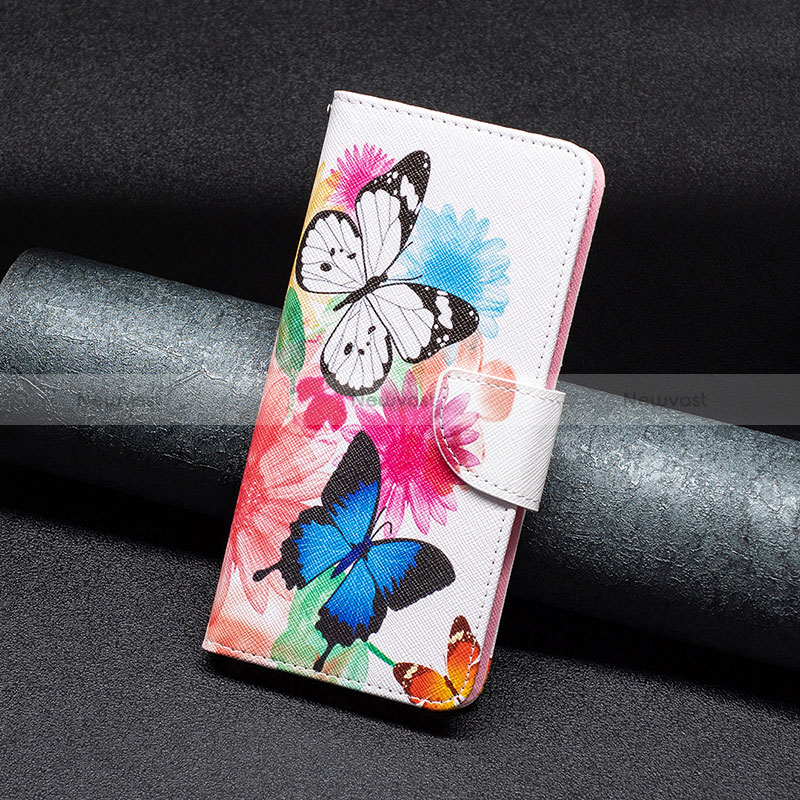 Leather Case Stands Fashionable Pattern Flip Cover Holder B01F for Xiaomi Mi 13 5G