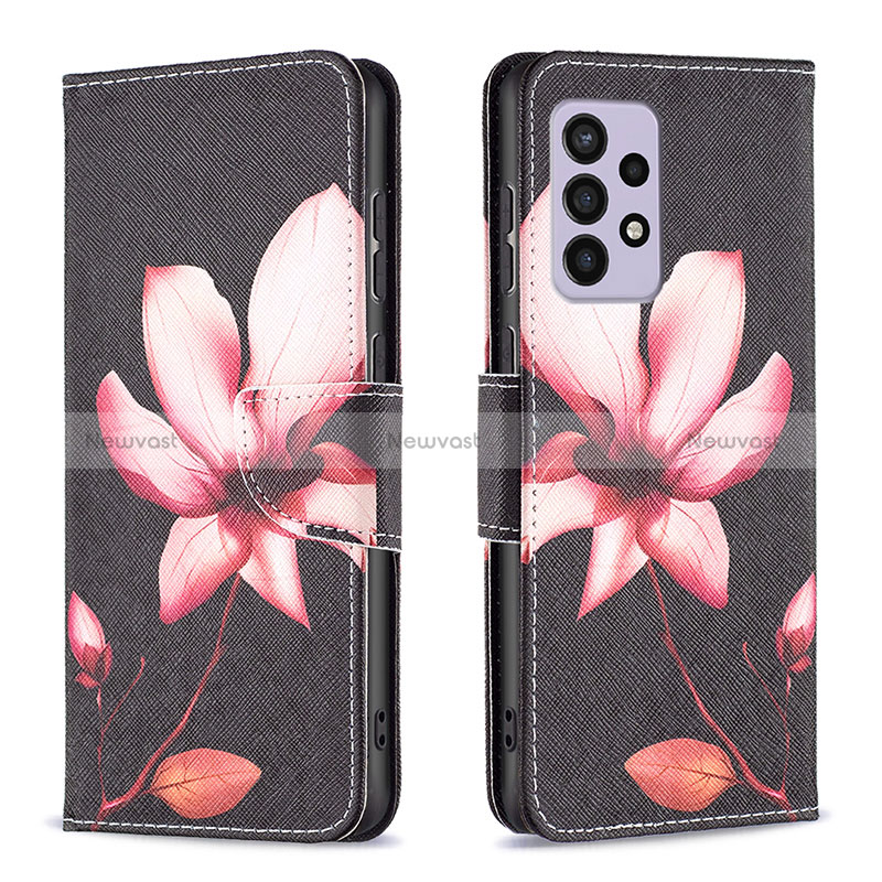 Leather Case Stands Fashionable Pattern Flip Cover Holder B03F for Samsung Galaxy A33 5G