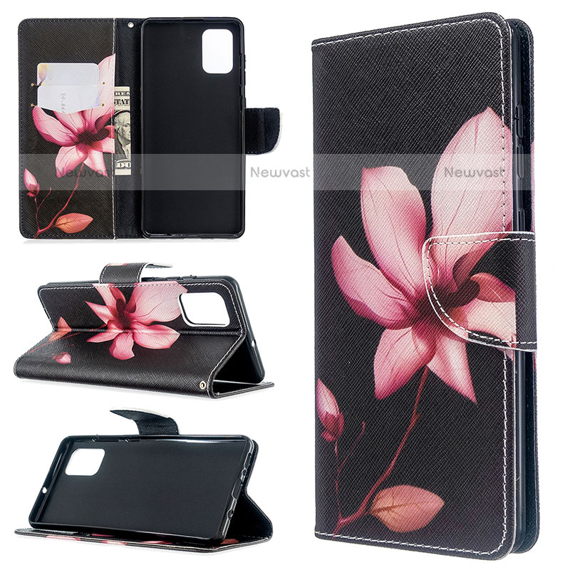 Leather Case Stands Fashionable Pattern Flip Cover Holder B03F for Samsung Galaxy A71 4G A715