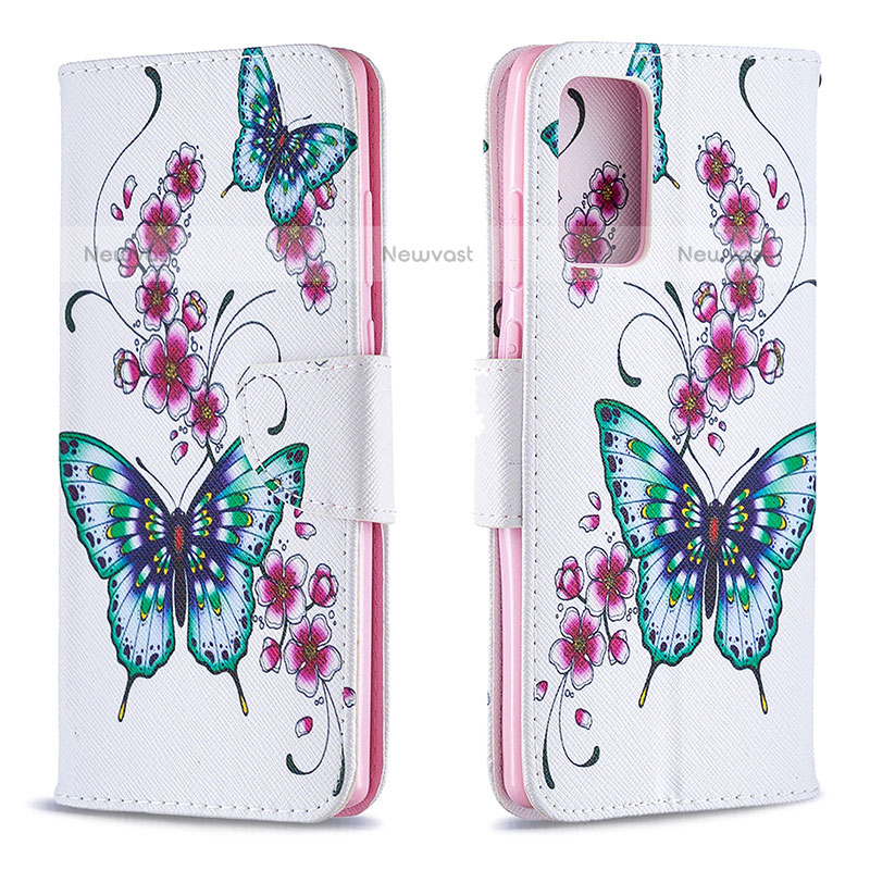 Leather Case Stands Fashionable Pattern Flip Cover Holder B03F for Samsung Galaxy Note 20 5G