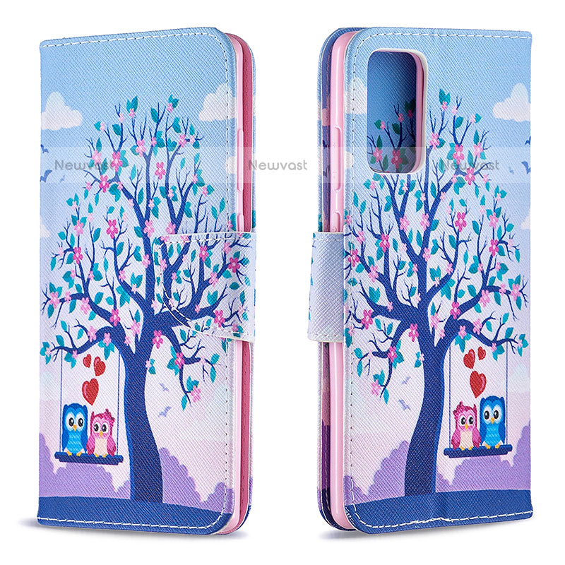 Leather Case Stands Fashionable Pattern Flip Cover Holder B03F for Samsung Galaxy Note 20 5G