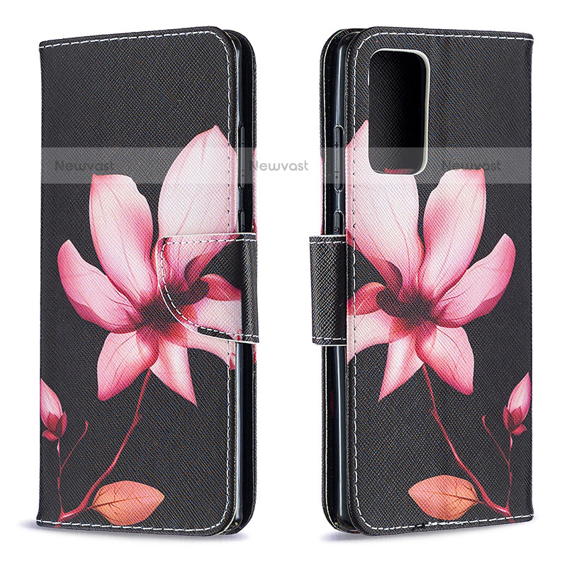 Leather Case Stands Fashionable Pattern Flip Cover Holder B03F for Samsung Galaxy Note 20 5G Red