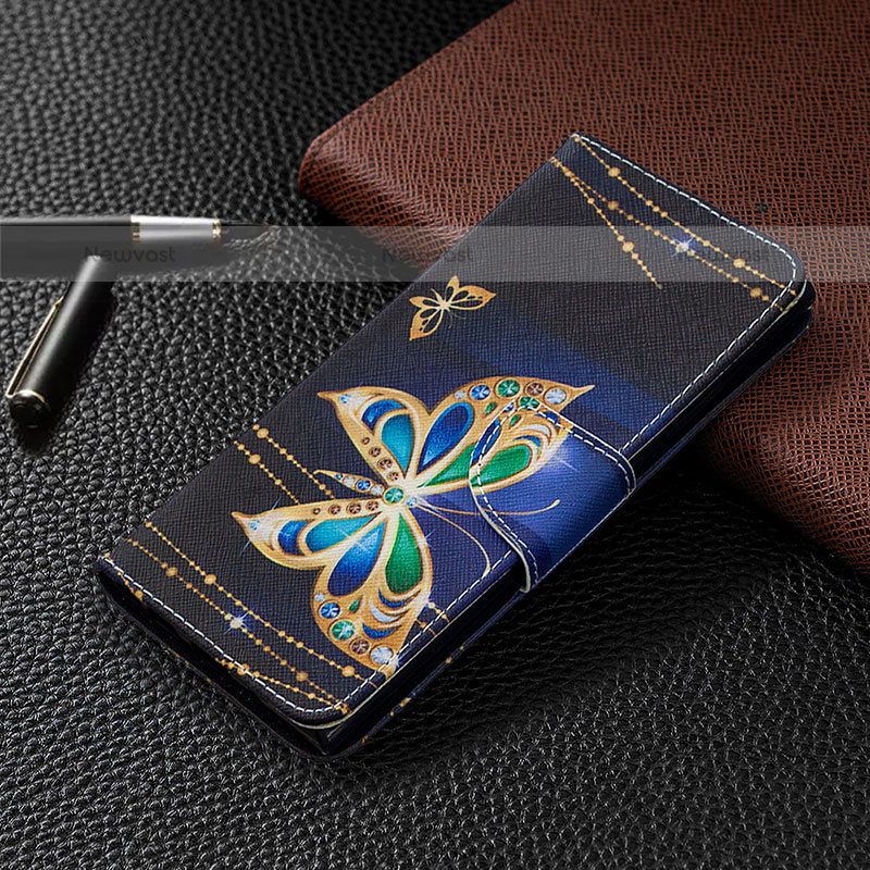 Leather Case Stands Fashionable Pattern Flip Cover Holder B03F for Samsung Galaxy Note 20 Ultra 5G