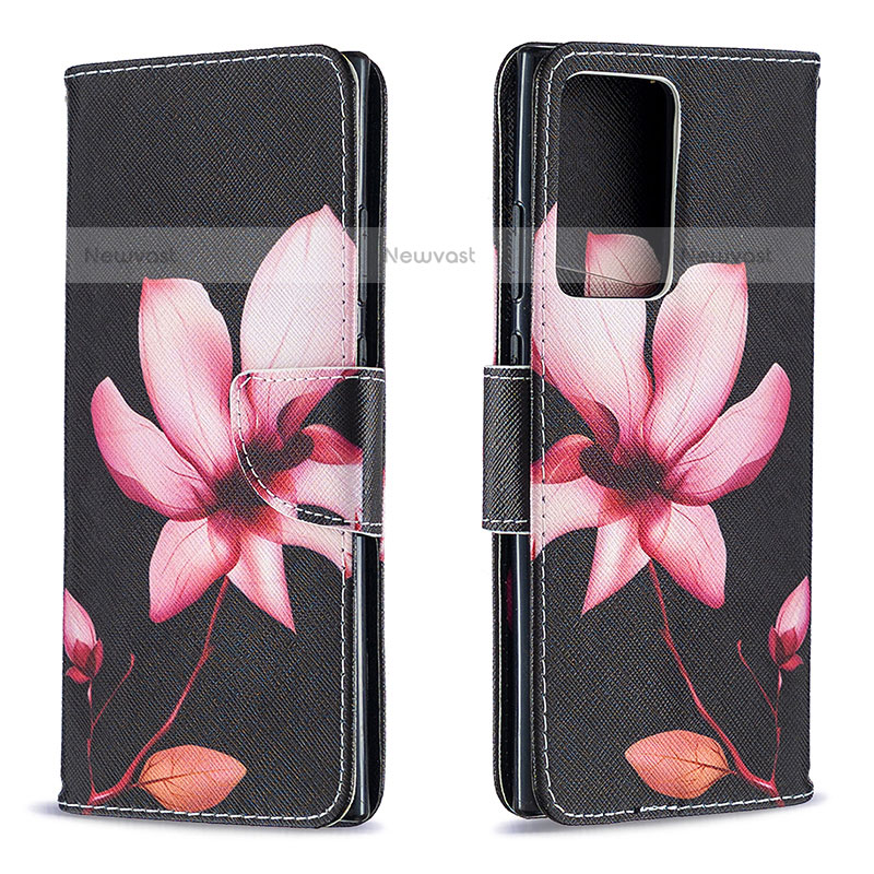 Leather Case Stands Fashionable Pattern Flip Cover Holder B03F for Samsung Galaxy Note 20 Ultra 5G