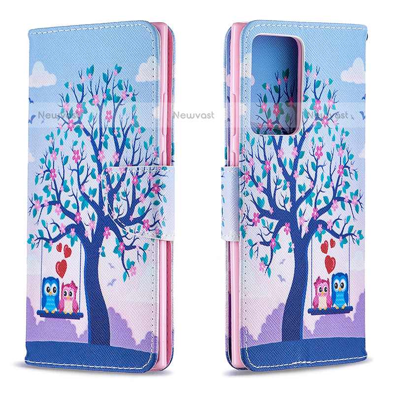 Leather Case Stands Fashionable Pattern Flip Cover Holder B03F for Samsung Galaxy Note 20 Ultra 5G