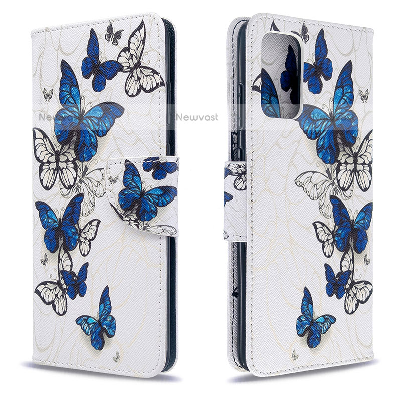 Leather Case Stands Fashionable Pattern Flip Cover Holder B03F for Samsung Galaxy S20