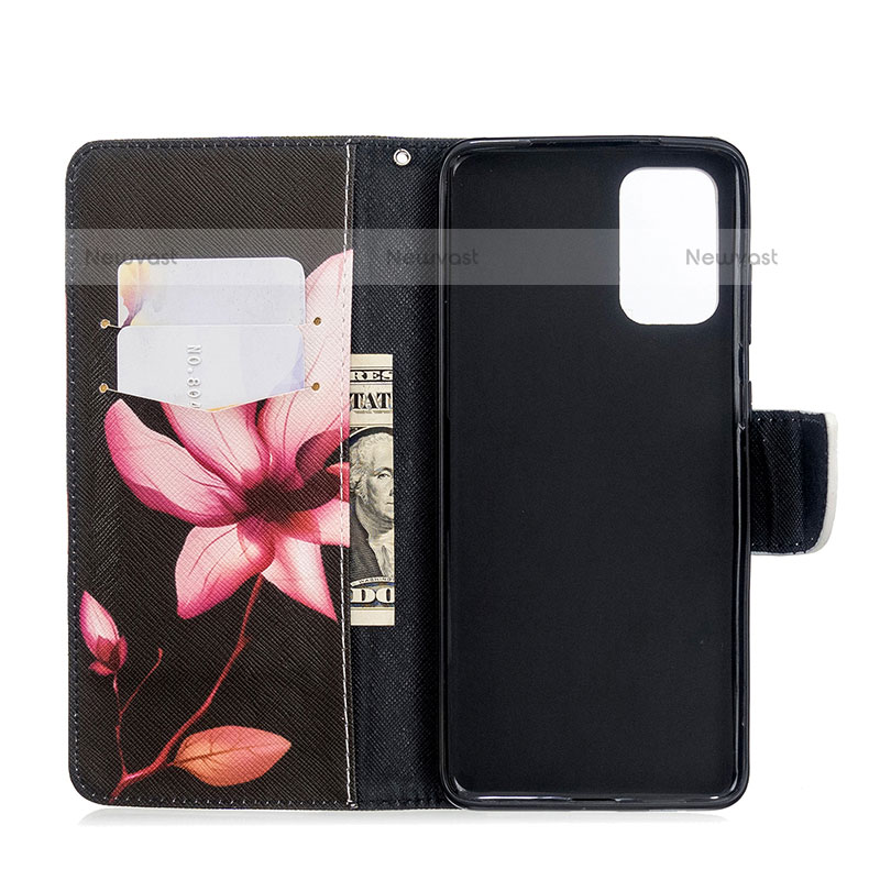 Leather Case Stands Fashionable Pattern Flip Cover Holder B03F for Samsung Galaxy S20