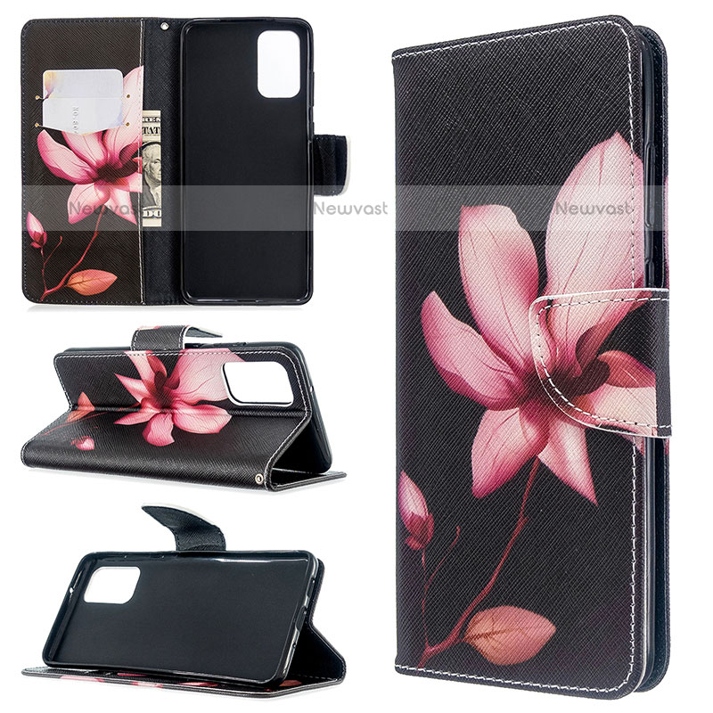 Leather Case Stands Fashionable Pattern Flip Cover Holder B03F for Samsung Galaxy S20 5G