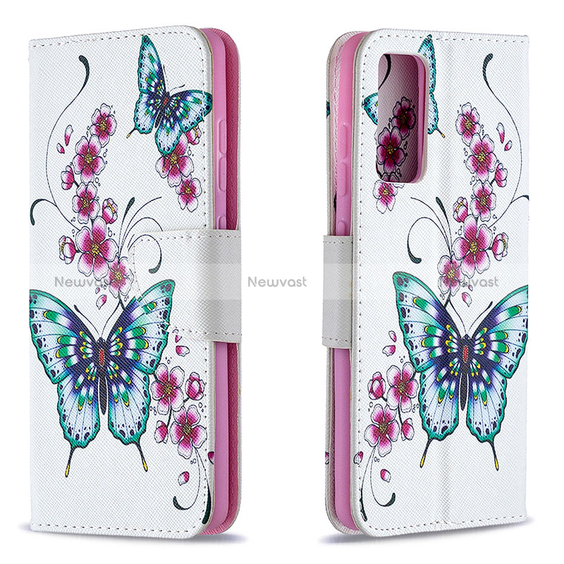 Leather Case Stands Fashionable Pattern Flip Cover Holder B03F for Samsung Galaxy S20 FE 5G