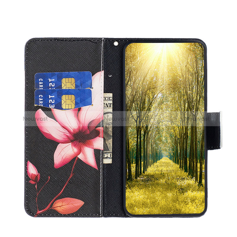Leather Case Stands Fashionable Pattern Flip Cover Holder B03F for Xiaomi Redmi Note 12 Pro 5G