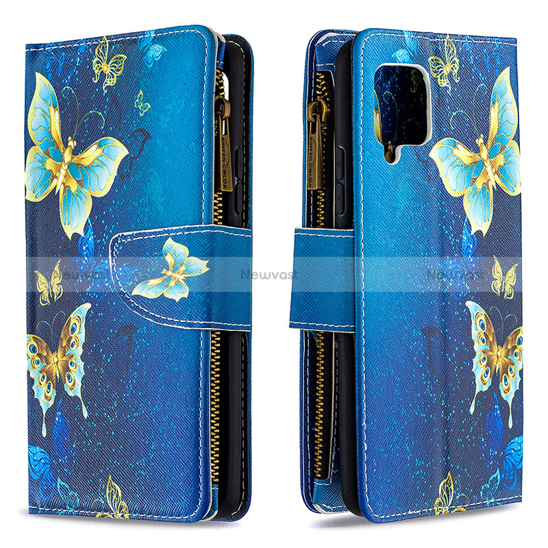 Leather Case Stands Fashionable Pattern Flip Cover Holder B04F for Samsung Galaxy A42 5G