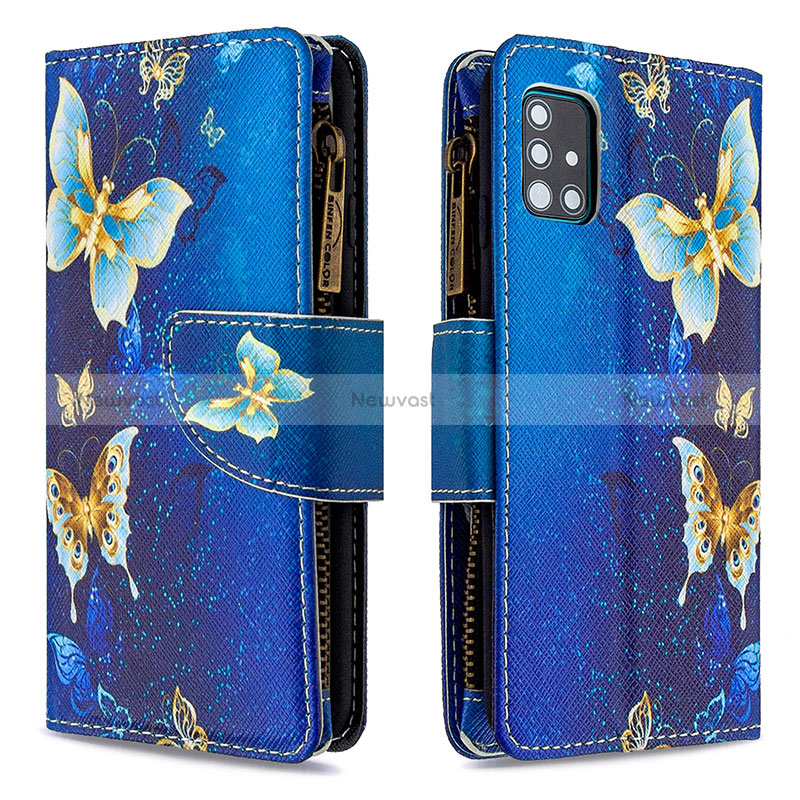 Leather Case Stands Fashionable Pattern Flip Cover Holder B04F for Samsung Galaxy M40S