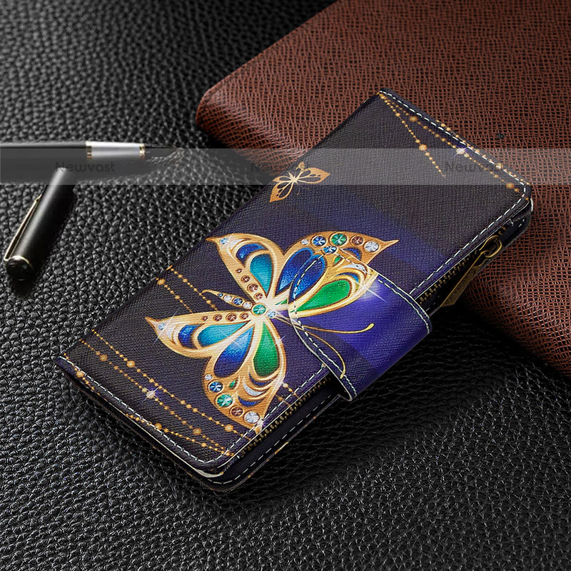 Leather Case Stands Fashionable Pattern Flip Cover Holder B04F for Samsung Galaxy Note 20 Ultra 5G
