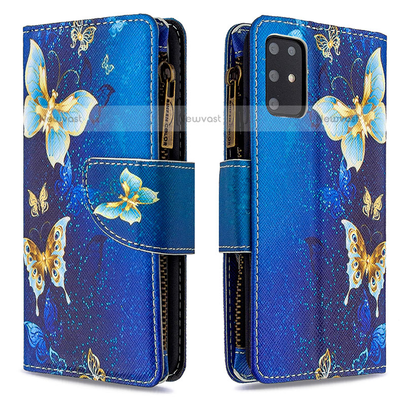 Leather Case Stands Fashionable Pattern Flip Cover Holder B04F for Samsung Galaxy S20 Plus 5G