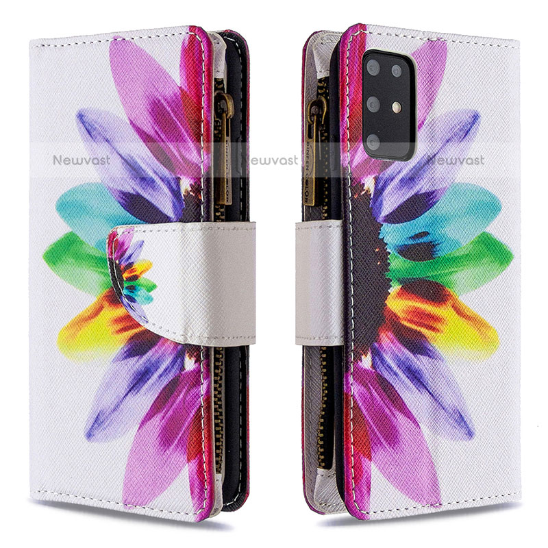 Leather Case Stands Fashionable Pattern Flip Cover Holder B04F for Samsung Galaxy S20 Plus Mixed