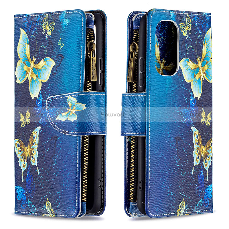 Leather Case Stands Fashionable Pattern Flip Cover Holder B04F for Xiaomi Mi 11X Pro 5G