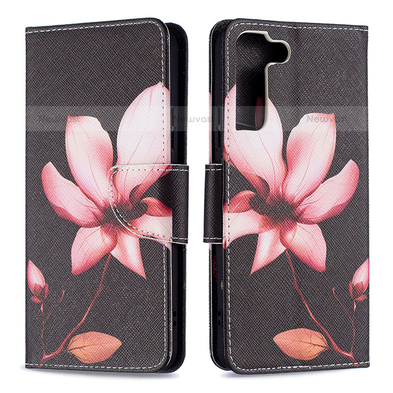 Leather Case Stands Fashionable Pattern Flip Cover Holder B09F for Samsung Galaxy S21 5G