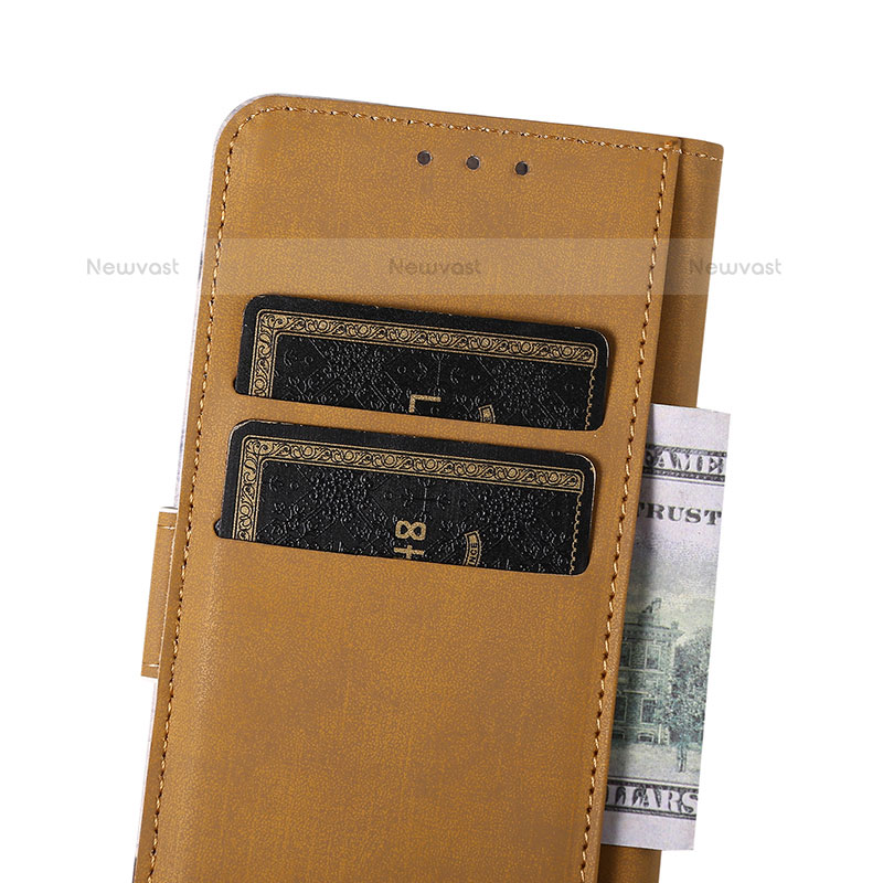 Leather Case Stands Fashionable Pattern Flip Cover Holder D02Y for Samsung Galaxy S21 Plus 5G