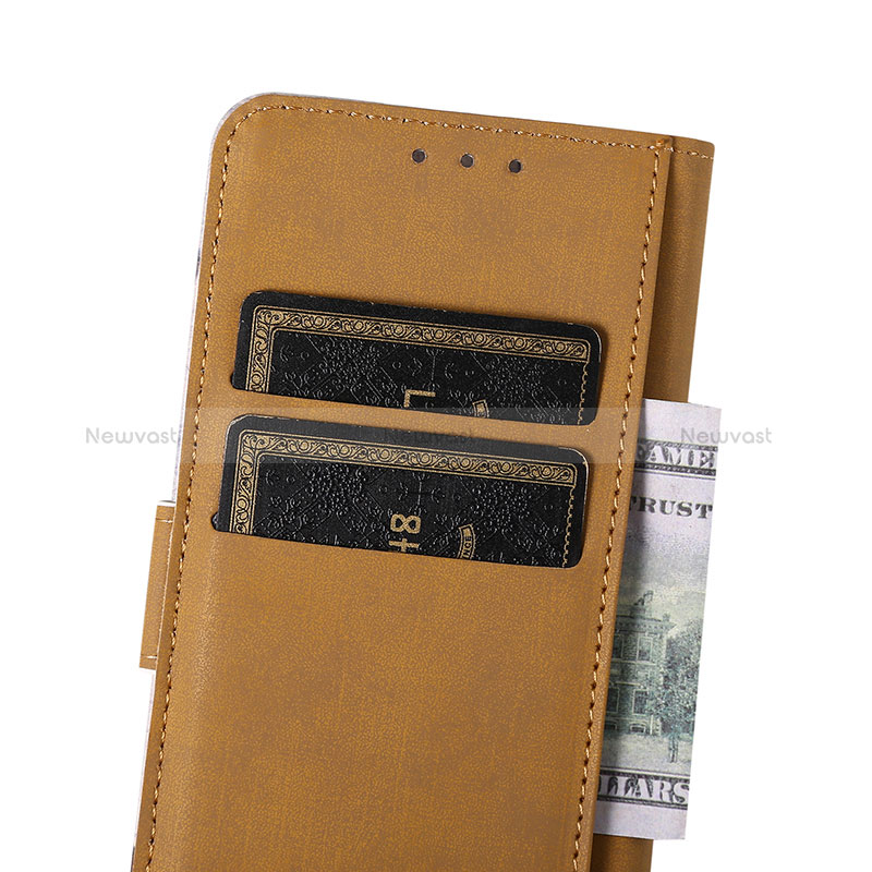 Leather Case Stands Fashionable Pattern Flip Cover Holder D02Y for Samsung Galaxy S22 Plus 5G