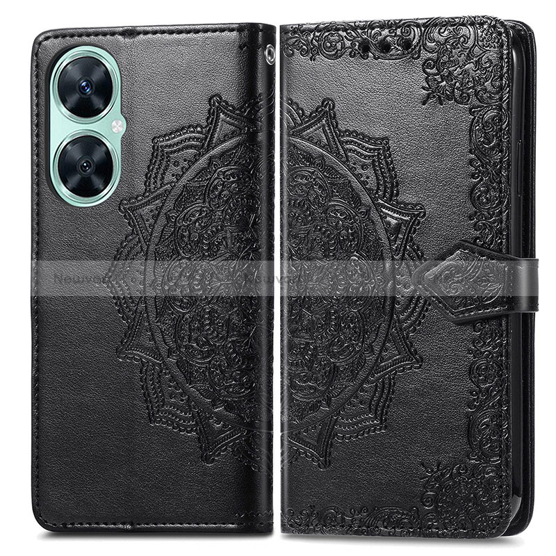 Leather Case Stands Fashionable Pattern Flip Cover Holder for Huawei Nova 11i