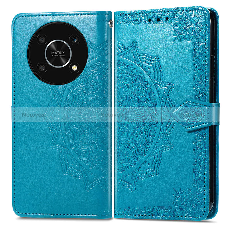 Leather Case Stands Fashionable Pattern Flip Cover Holder for Huawei Nova Y90