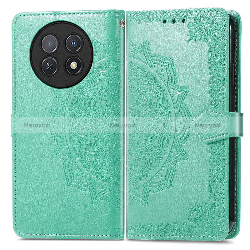 Leather Case Stands Fashionable Pattern Flip Cover Holder for Huawei Nova Y91