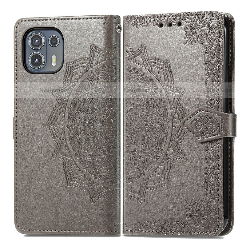 Leather Case Stands Fashionable Pattern Flip Cover Holder for Motorola Moto Edge 20 Lite 5G