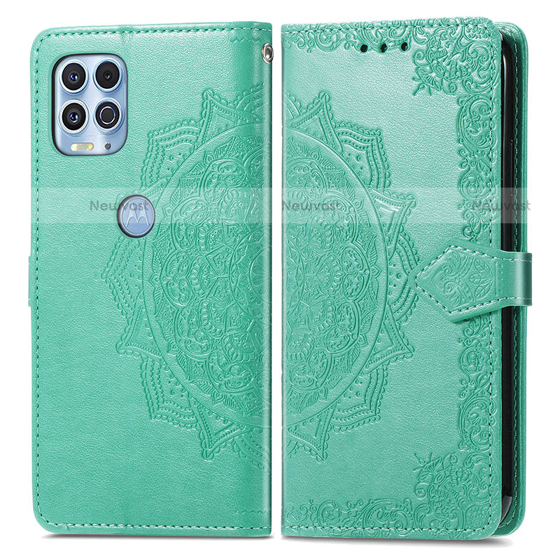 Leather Case Stands Fashionable Pattern Flip Cover Holder for Motorola Moto Edge S 5G