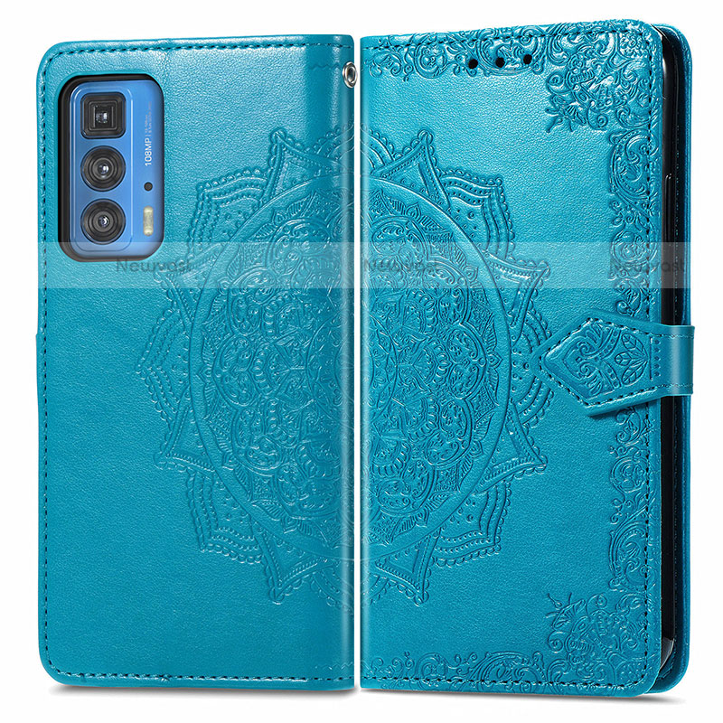 Leather Case Stands Fashionable Pattern Flip Cover Holder for Motorola Moto Edge S Pro 5G