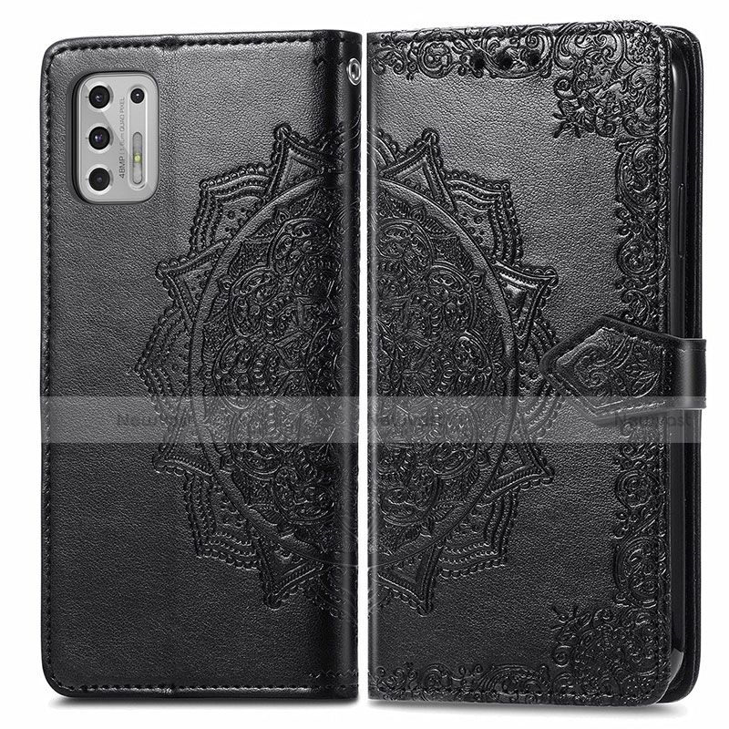 Leather Case Stands Fashionable Pattern Flip Cover Holder for Motorola Moto G Stylus (2021)