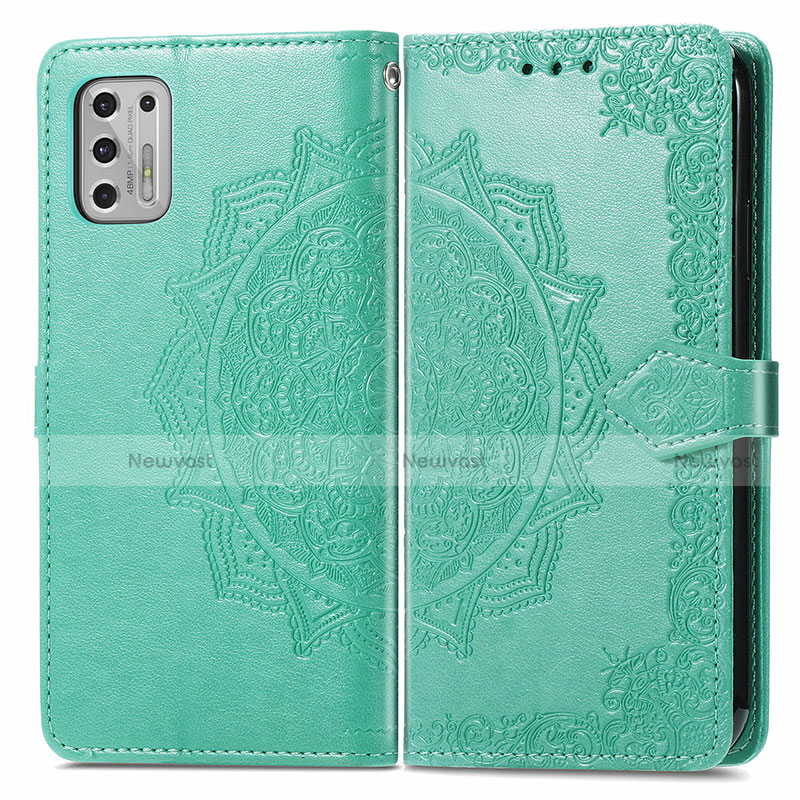 Leather Case Stands Fashionable Pattern Flip Cover Holder for Motorola Moto G Stylus (2021)