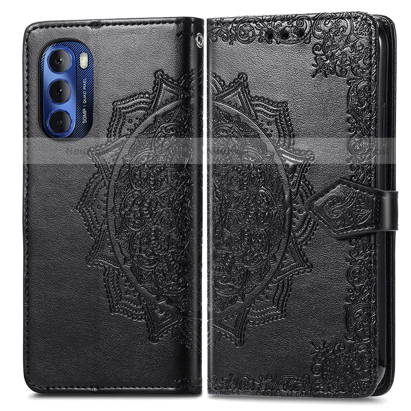 Leather Case Stands Fashionable Pattern Flip Cover Holder for Motorola Moto G Stylus (2022) 4G