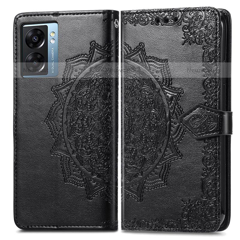 Leather Case Stands Fashionable Pattern Flip Cover Holder for OnePlus Nord N300 5G