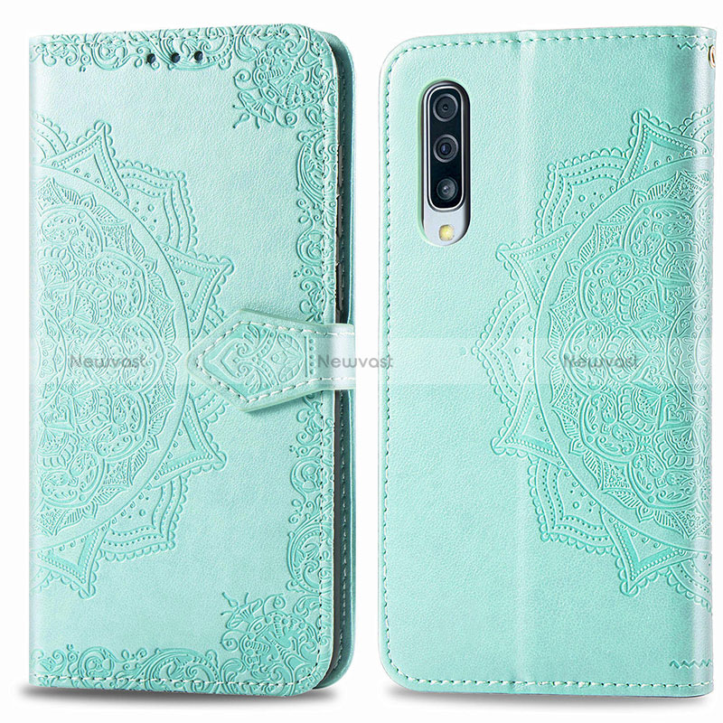 Leather Case Stands Fashionable Pattern Flip Cover Holder for Samsung Galaxy A30S