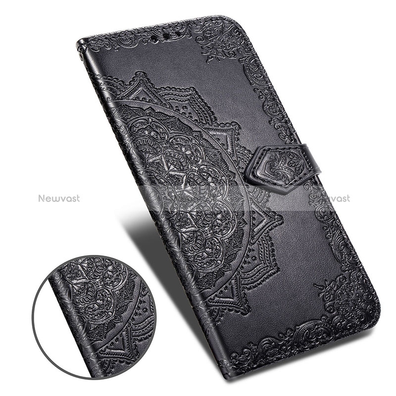 Leather Case Stands Fashionable Pattern Flip Cover Holder for Samsung Galaxy A42 5G