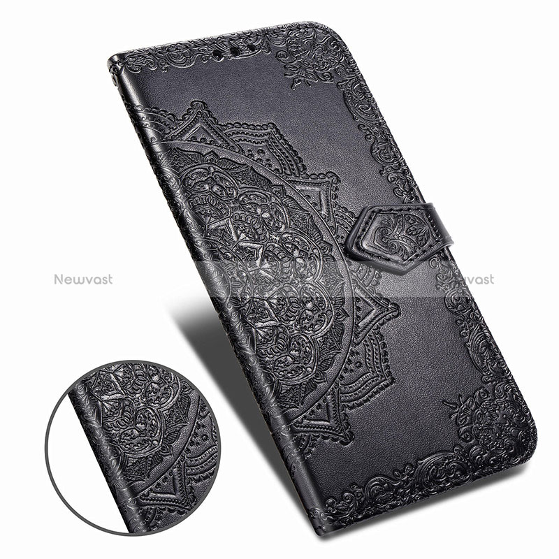 Leather Case Stands Fashionable Pattern Flip Cover Holder for Samsung Galaxy A50