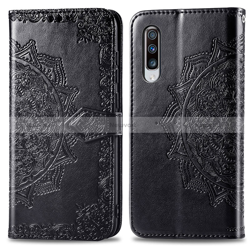 Leather Case Stands Fashionable Pattern Flip Cover Holder for Samsung Galaxy A70