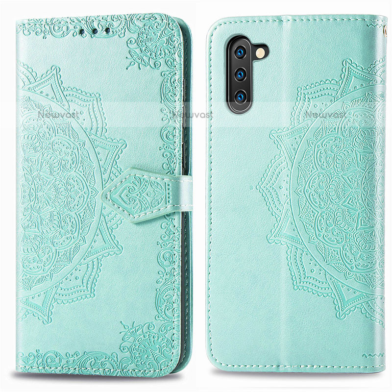 Leather Case Stands Fashionable Pattern Flip Cover Holder for Samsung Galaxy Note 10 5G