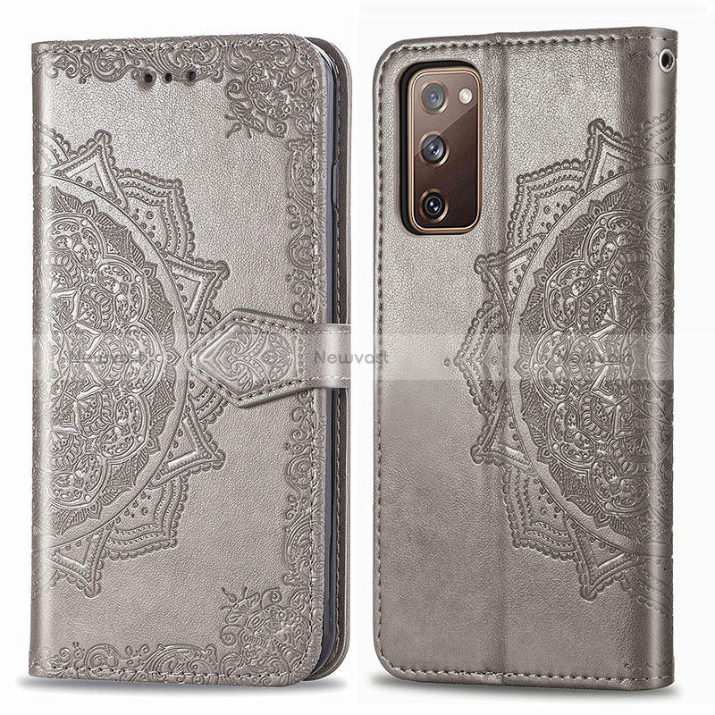 Leather Case Stands Fashionable Pattern Flip Cover Holder for Samsung Galaxy S20 FE 5G