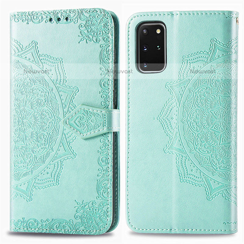 Leather Case Stands Fashionable Pattern Flip Cover Holder for Samsung Galaxy S20 Plus