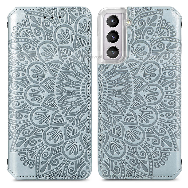 Leather Case Stands Fashionable Pattern Flip Cover Holder for Samsung Galaxy S21 Plus 5G