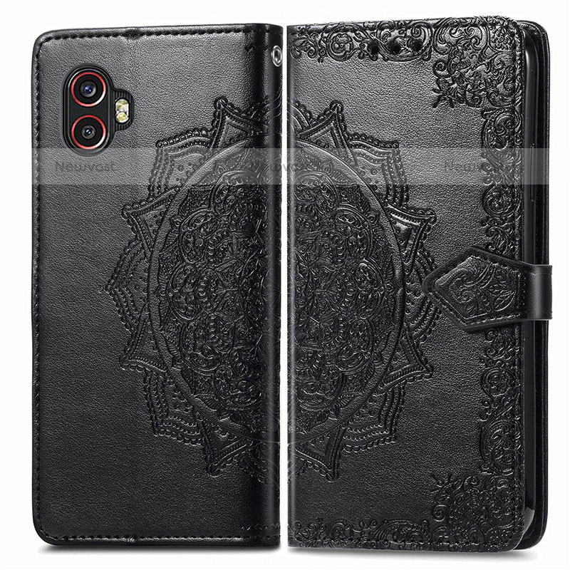 Leather Case Stands Fashionable Pattern Flip Cover Holder for Samsung Galaxy XCover 6 Pro 5G