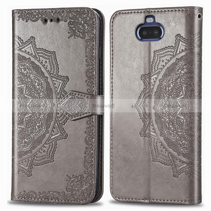 Leather Case Stands Fashionable Pattern Flip Cover Holder for Sony Xperia 8