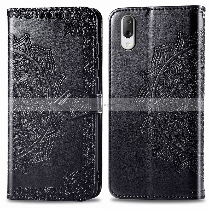 Leather Case Stands Fashionable Pattern Flip Cover Holder for Sony Xperia L3