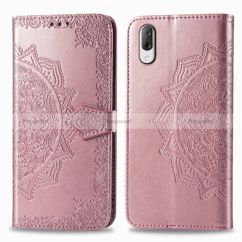 Leather Case Stands Fashionable Pattern Flip Cover Holder for Sony Xperia L3