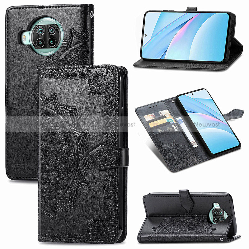 Leather Case Stands Fashionable Pattern Flip Cover Holder for Xiaomi Mi 10T Lite 5G