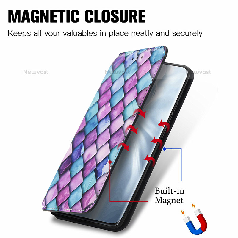 Leather Case Stands Fashionable Pattern Flip Cover Holder for Xiaomi Mi 11 Lite 5G