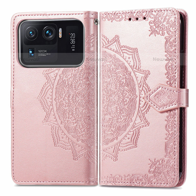 Leather Case Stands Fashionable Pattern Flip Cover Holder for Xiaomi Mi 11 Ultra 5G